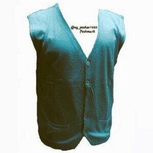 *𝓥𝓲𝓷𝓽𝓪𝓰𝓮 𝗟𝗔𝗩𝗔𝗡É ＮＥＷ ＹＯＲＫ Vest XL Turquoise